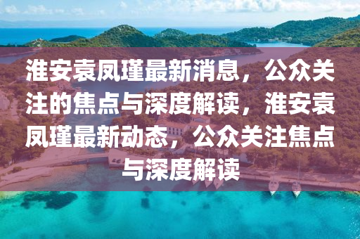 淮安袁鳳瑾最新消息，公眾關(guān)注的焦點與深度解讀，淮安袁鳳瑾最新動態(tài)，公眾關(guān)注焦點與深度解讀