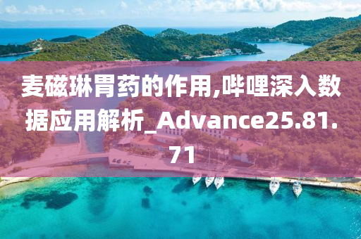 麦磁琳胃药的作用,哔哩深入数据应用解析_Advance25.81.71