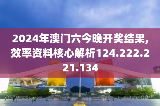 2024年澳门六今晚开奖结果,效率资料核心解析124.222.221.134