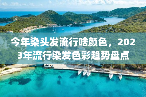 今年染头发流行啥颜色，2023年流行染发色彩趋势盘点